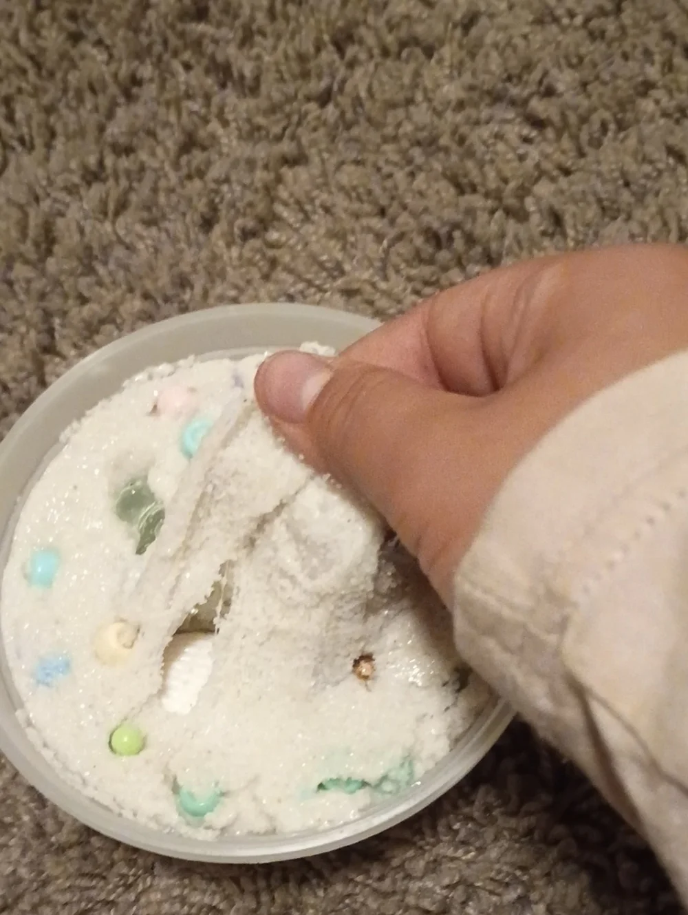White Slime With Cute Little Accessories